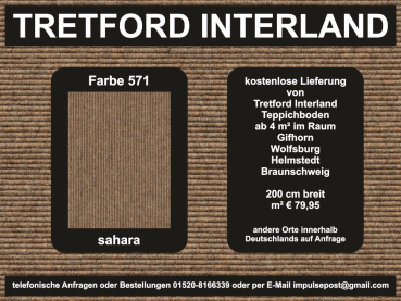 571-sahara.jpg – Tretford Interland Teppich in Sahara-Beige – warm und einladend